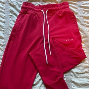 Ruby red NVGTN joggers!
